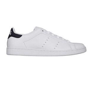 Lonsdale Mens Leyton Leather Sneakers / White/Navy